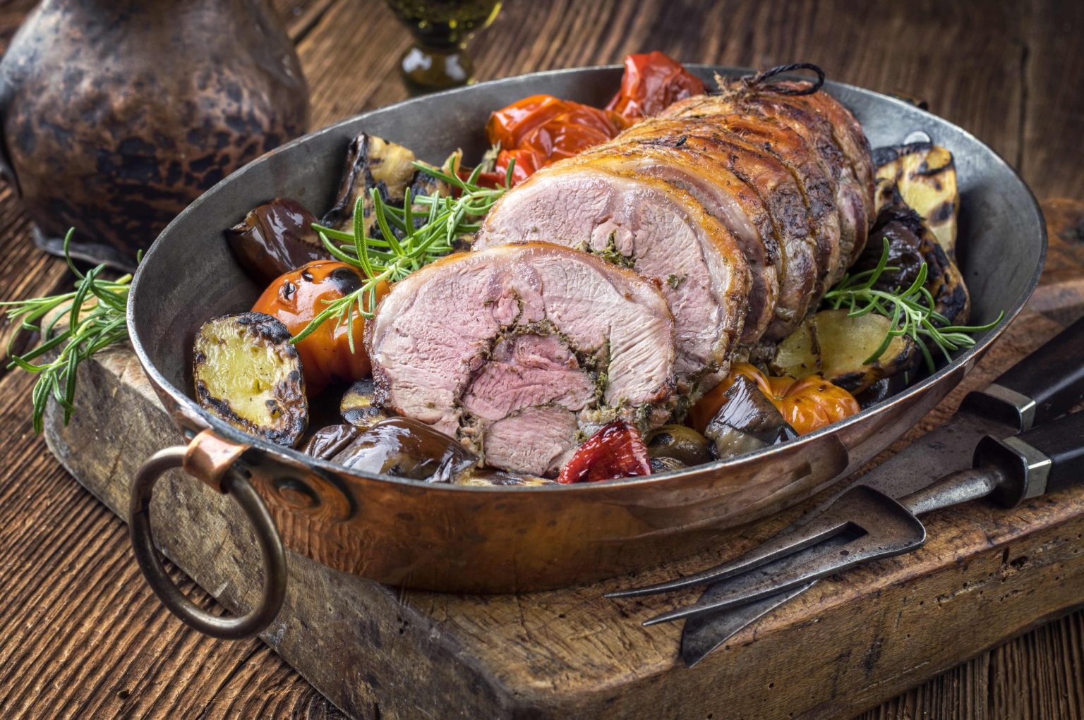 Herb Stuffed Saddle of Lamb Isle of Wight Meat Co.