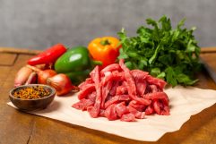 Beef Steak Strips 454g