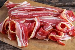 Bacon Streaky Unsmoked 250g