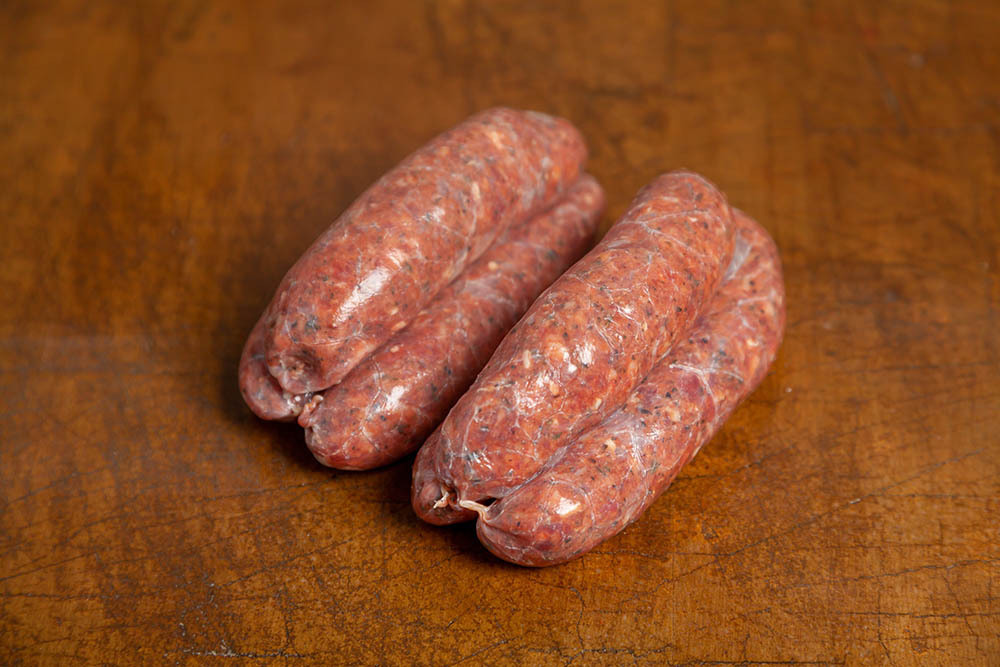 Beef, Tomato & Basil Sausages (454g)